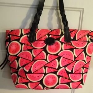 DOONEY & BOURKE WATERMELON PRINT TOTE